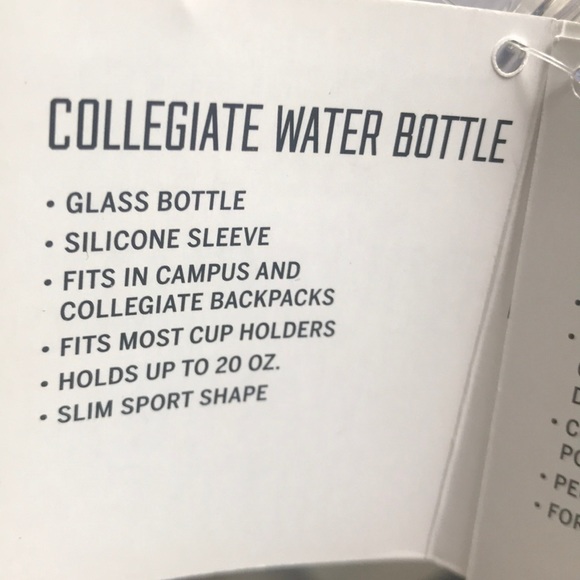 BNWT VS PINK COLLEGIATE WATER BOTTLE - Picture 4 of 5
